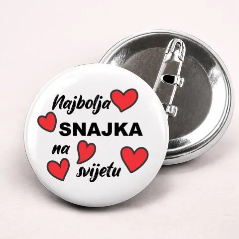Najbolja snajka na svijetu 2 - Bedževi – proizvod sa printom