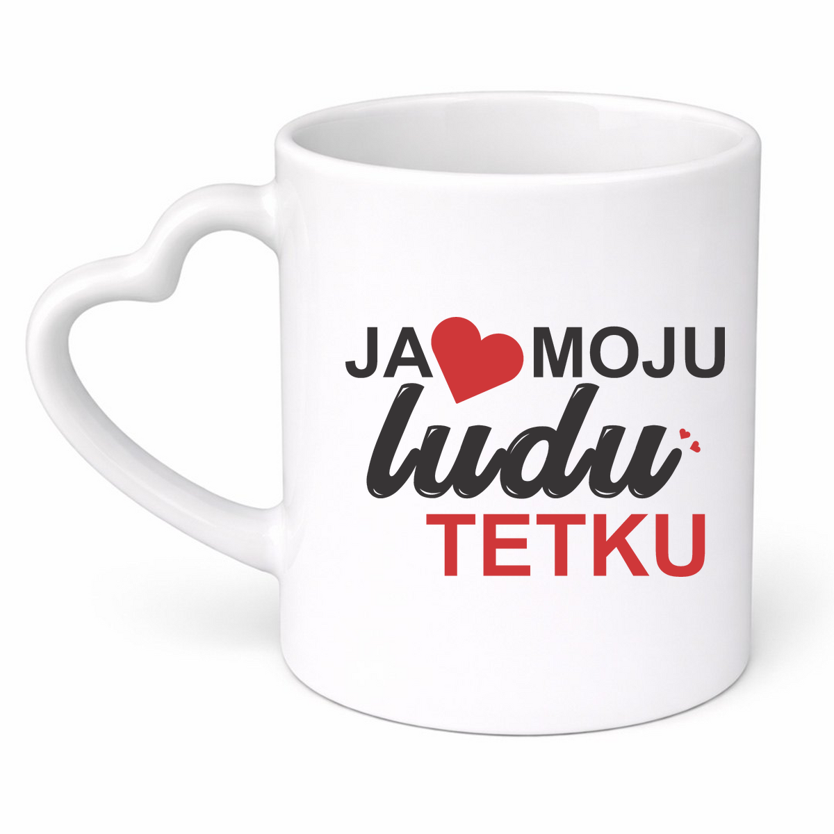 Ја волим моју луду тетку - Шоља срце – приказ артикла