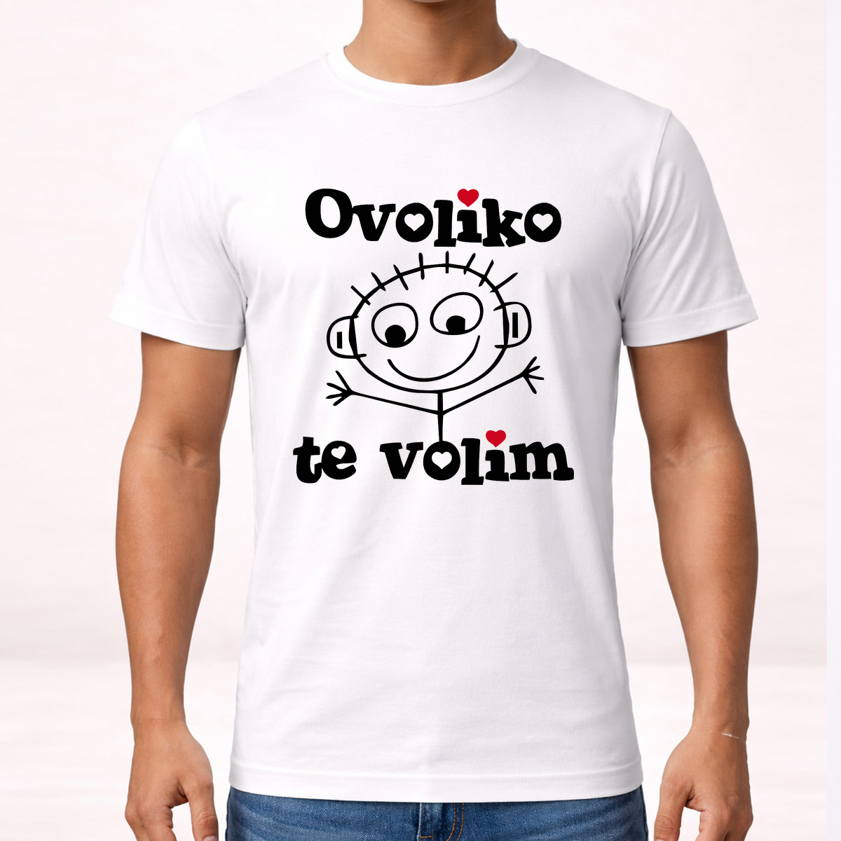 Оволико те волим - Он - Мајица – приказ артикла