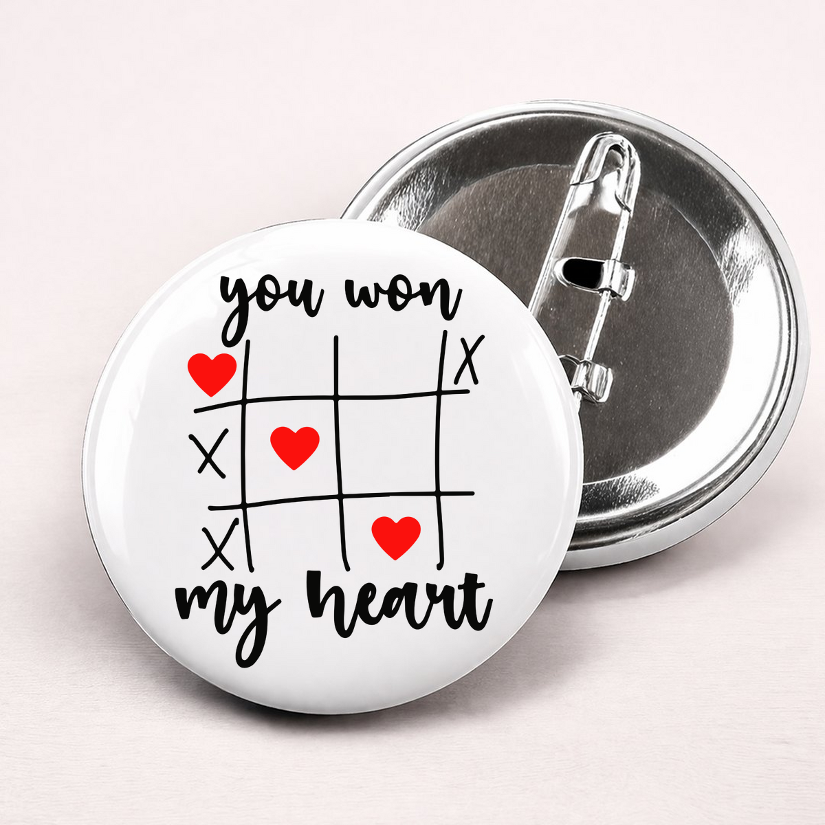 You won my heart - Bedževi – prikaz izdelka