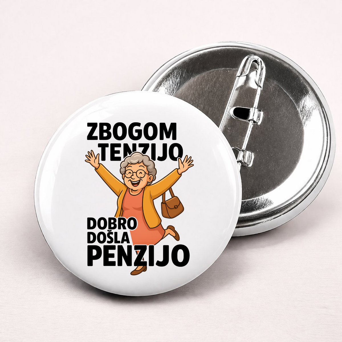 Збогом тензијо добро дошла пензијо 2 - Беџеви – приказ артикла