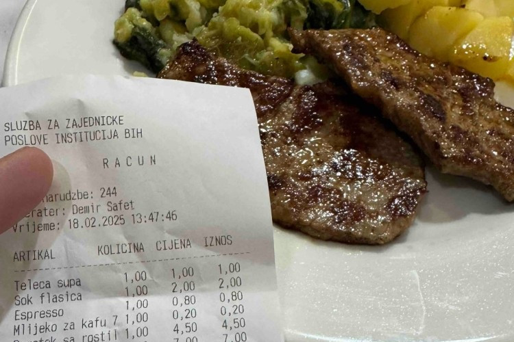 Ovo su cijene za političare: Čorba 1 KM, kafa 0,80 KM