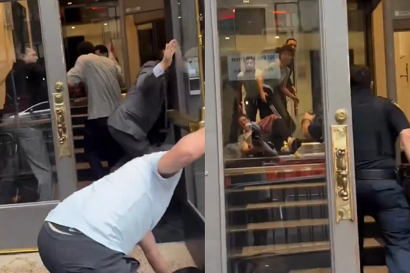 Nevjerovatne scene iz New Yorka: Osoblje egipatske ambasade “uvuklo” demonstranta i pretuklo ga