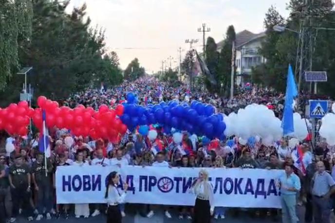 Protesti protiv blokada širom Srbije