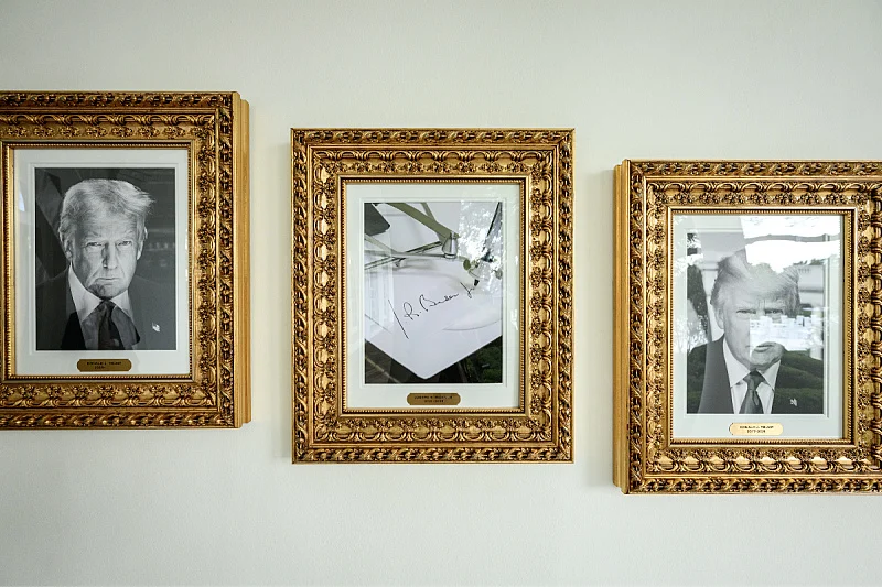 Trump se sjetio još jednog načina da ponizi Bidena: Umjesto portreta stavio fotografiju “autopena”