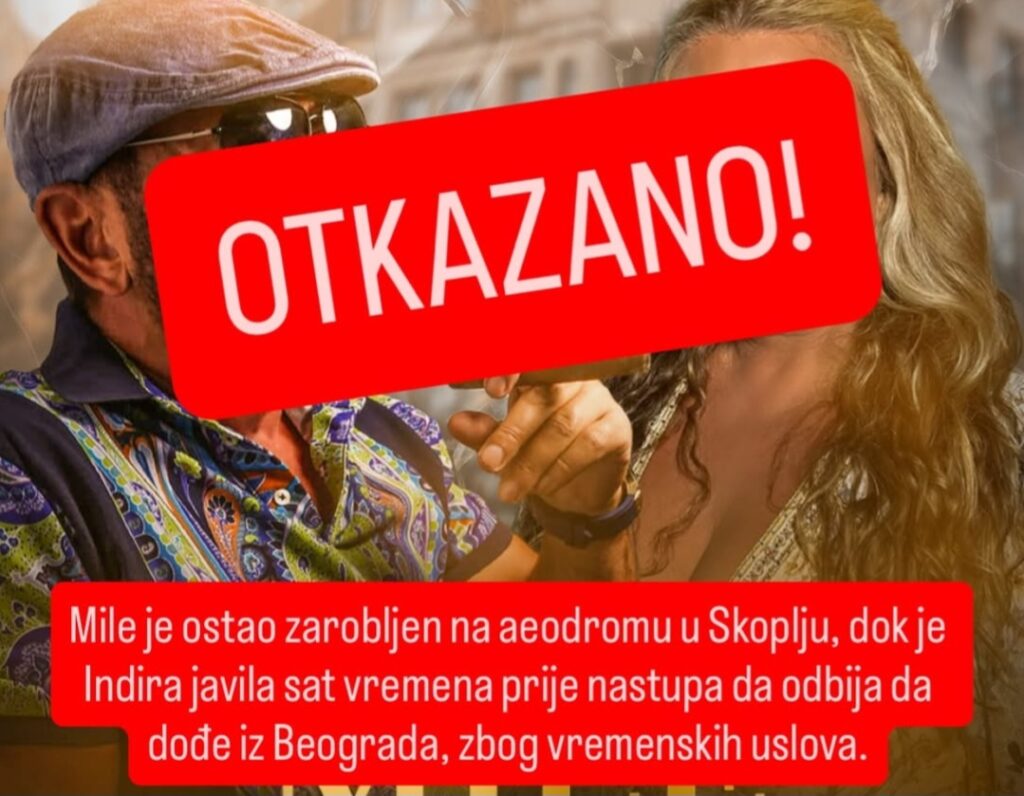 Otkazan koncert u Bijeljini: Različit pristup Mileta Kitića i Indire Radić izazvao burne reakcije javnost