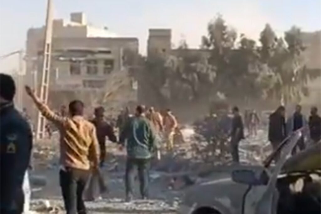 Zgrada u kojoj je biran nasljednik Hamneija “sravnjena sa zemljom”, objavljeni snimci