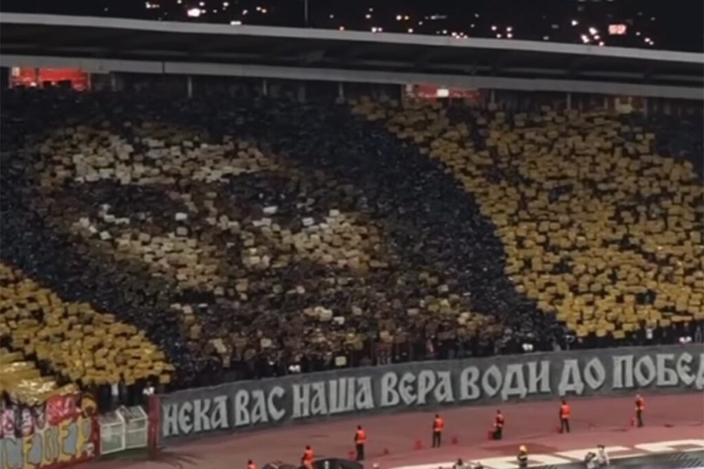 UEFA kaznila Zvezdu: Skupo platili koreografiju Svetog Simeona