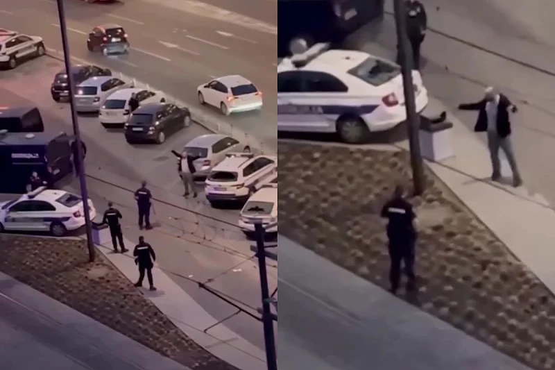 U Beogradu uhapšen državljanin BiH jer je čekićem oštetio pet policijskih vozila