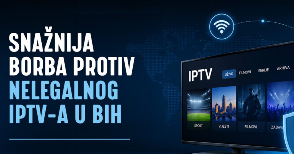 AKOP BiH i APAWBiH potpisali Protokol o saradnji: Zajednička borba protiv ilegalnih IPTV operatera Foto: Ustupljena fotografija