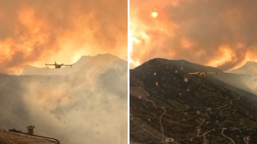 Video / Apokalipsa iz pilotske kabine: Pogledajte kako piloti lete kroz dim i vatru Foto: Screenshot