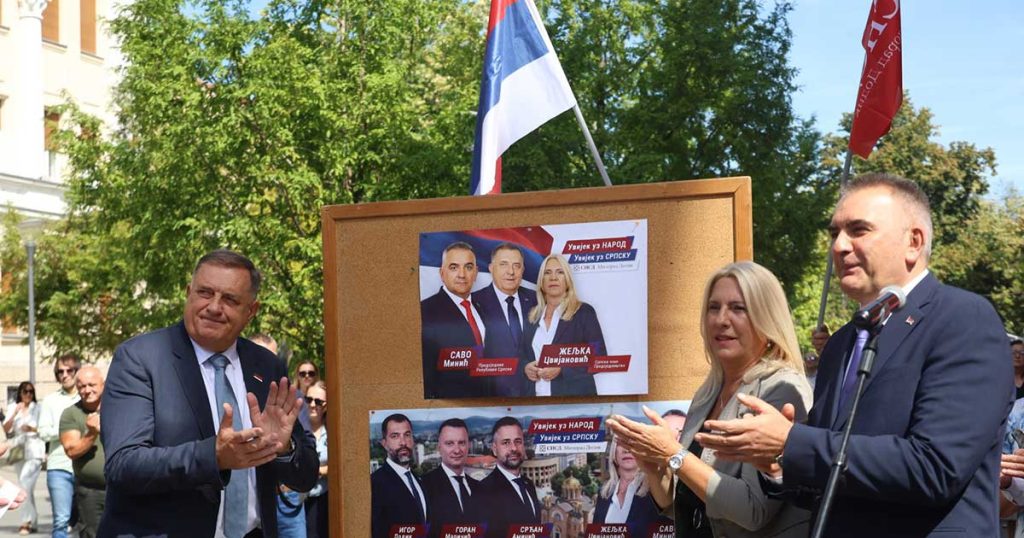 Dodik poručio: Ima da pometemo na izborima Foto: Borislav Zdrinja